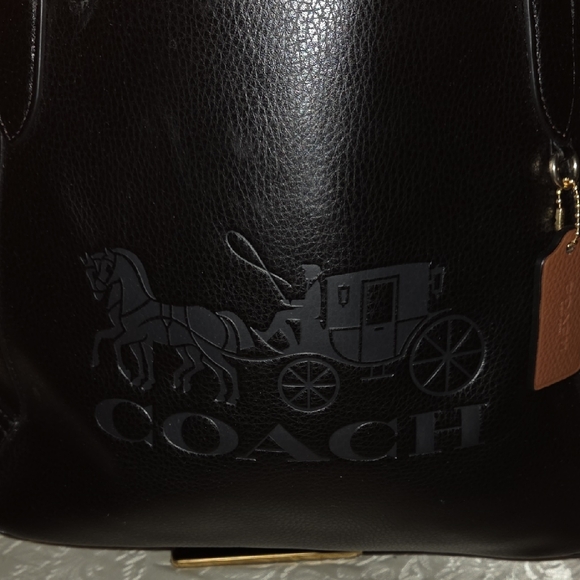 Coach Horse & Carriage Embossed Tote - Picture 2 of 7